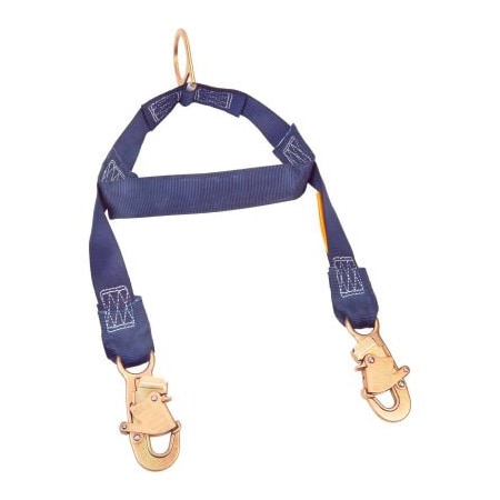3M Dbi-Sala Rescue/Retrieval Y-Lanyard with Spreader Bar, 2 ft Length, 2 Leg(s) 1231460